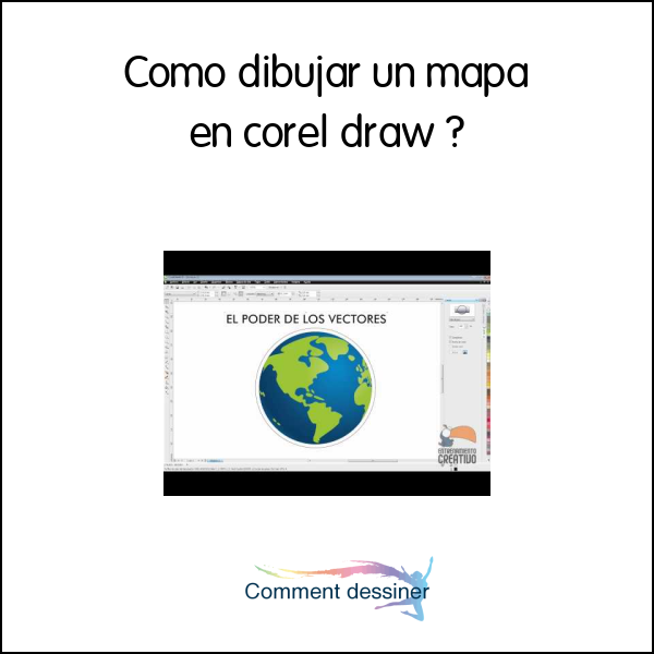 Como dibujar un mapa en corel draw